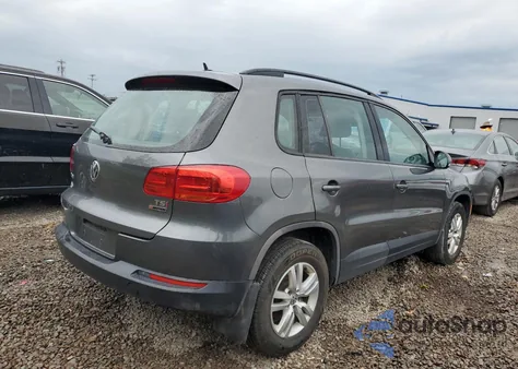 2016 Volkswagen Tiguan S from USA, damaged, VIN WVGBV7AX0GW577161